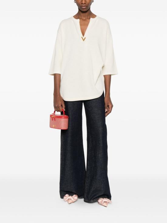 26SS 발렌티노 가라바니 스웨터 BKC71YA38 A03 White - VALENTINO GARAVANI