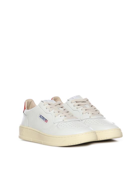 25FW 오트리 메달리스트 로우 스니커즈 AULM TB03 WHT SORAN - AUTRY