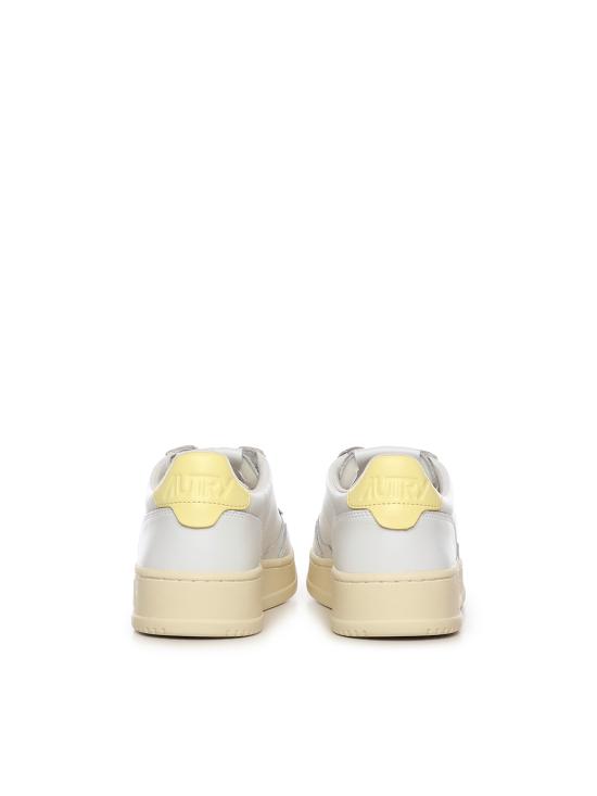 26SS 오트리 메달리스트 로우 스니커즈 AULW LL09 WHITE LEMOM - AUTRY
