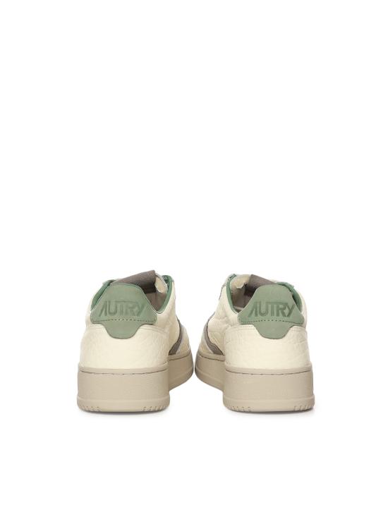 26SS 오트리 메달리스트 로우 스니커즈 AULM NE16 Ivory green - AUTRY