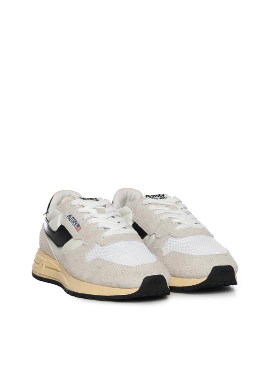 26SS 오트리 릴윈드 로우 나일론 스웨이드 스니커즈 WWLM UT50 White - AUTRY