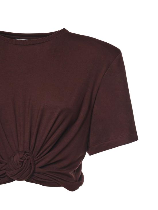 26SS 마그다뷰트림 반팔 티셔츠 102426 Brown - MAGDA BUTRYM