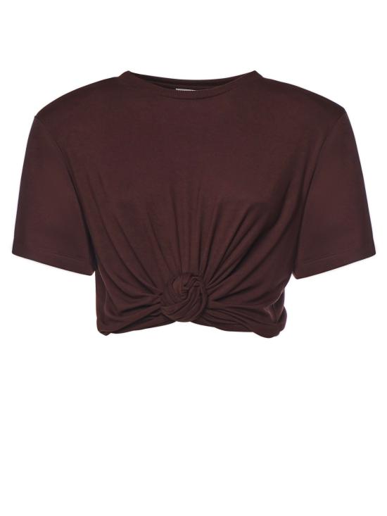 26SS 마그다뷰트림 반팔 티셔츠 102426 Brown