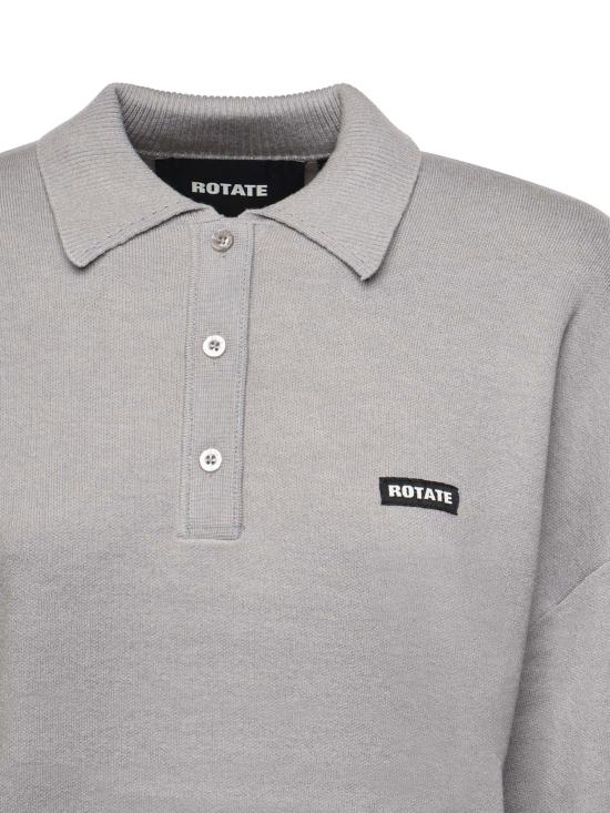 26SS 로테이트 폴로 티셔츠 115137 039 Light gray - ROTATE