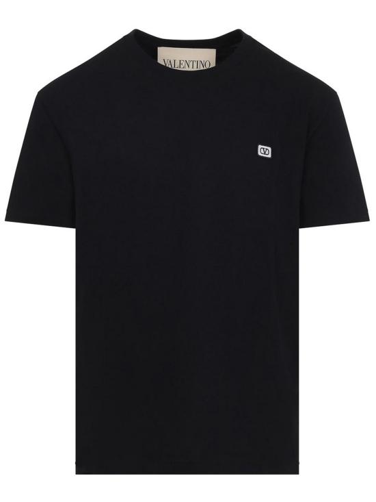 26SS 발렌티노 가라바니 반팔 티셔츠 8V3MG10VAQ8 0NO Black
