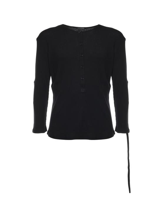 26SS 앤 드뮐미스터 반팔 티셔츠 B0013820 FA659099 Black