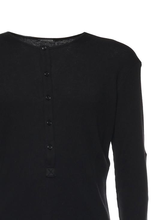 26SS 앤 드뮐미스터 반팔 티셔츠 B0013820 FA659099 Black - ANN DEMEULEMEESTER