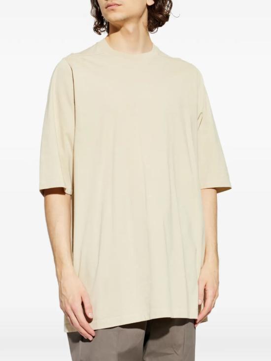 26SS 릭 오웬스 반팔 티셔츠 RU01F2249JA 138 Beige - RICK OWENS