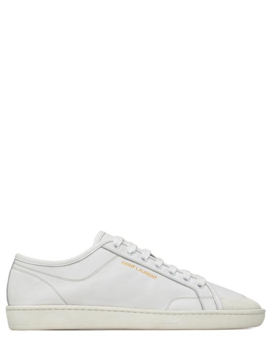 26SS 생로랑 GYM 짐 스무스 레더 스니커즈 82008700N00 9030 White