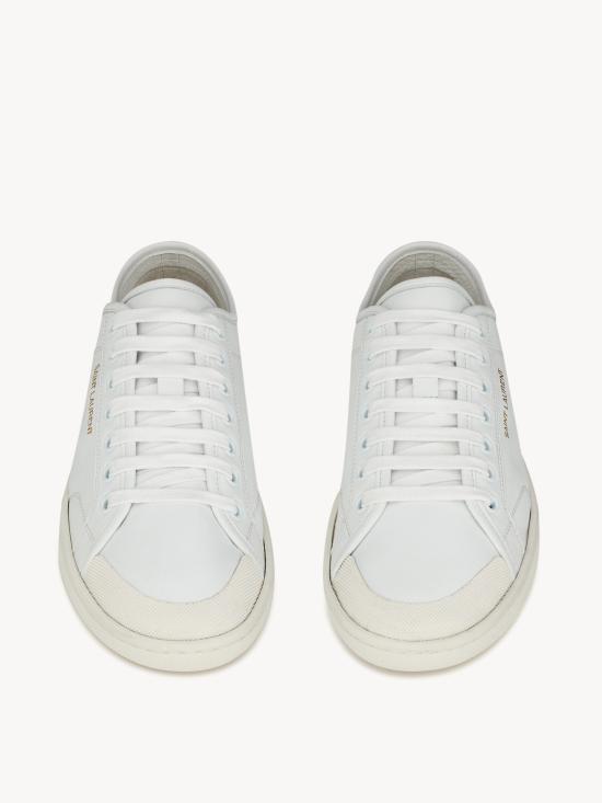 26SS 생로랑 GYM 짐 스무스 레더 스니커즈 82008700N00 9030 White - SAINT LAURENT