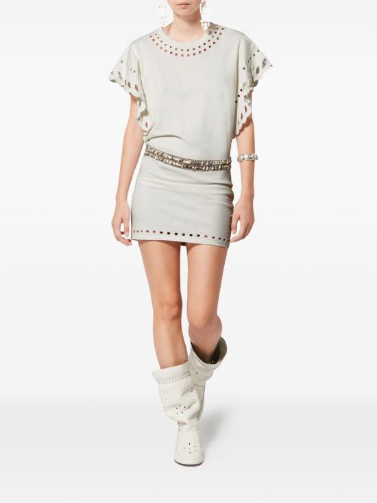 26SS 이자벨마랑 긴팔 티셔츠 26PRO1016FA D1N08E23EC Beige - ISABEL MARANT