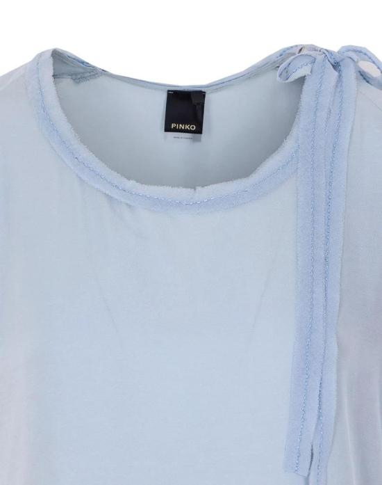 26SS 핑코 블라우스 106267A32U E87 Azzurro arona - PINKO