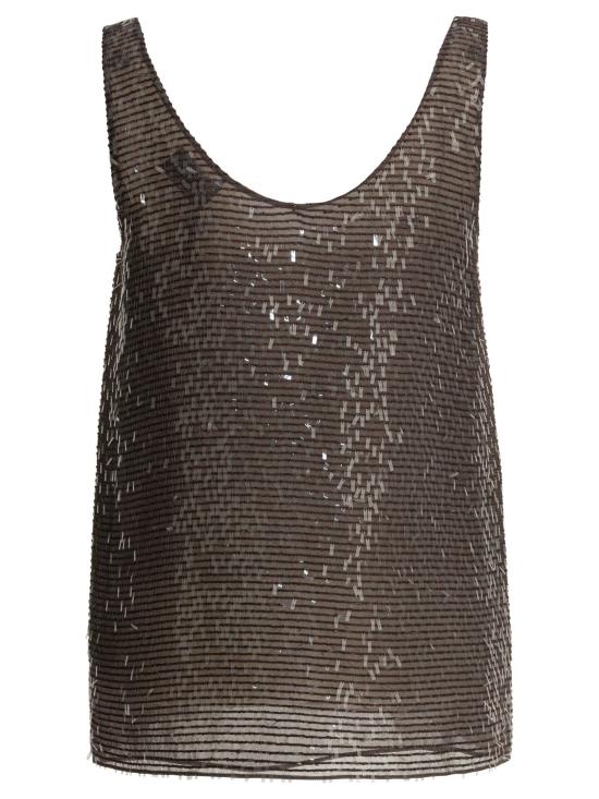 26SS 브루넬로 쿠치넬리 민소매 티셔츠 MF940HW310C8589 - BRUNELLO CUCINELLI