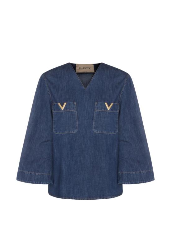 26SS 발렌티노 가라바니 셔츠 8B3DB03L9YA 558 Denim