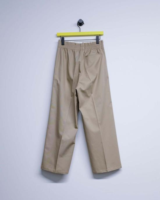  카미엘 포트젠스 스트레이트 팬츠 Camiel Fortgens 샌드 코튼 트윌 패밀리 - CAMIEL FORTGENS