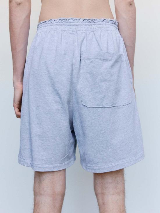  카미엘 포트젠스 숏팬츠 Camiel Fortgens 그레이 멜란지 코튼 니쇼츠 - CAMIEL FORTGENS