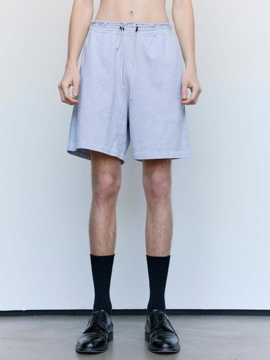  카미엘 포트젠스 숏팬츠 Camiel Fortgens 그레이 멜란지 코튼 니쇼츠