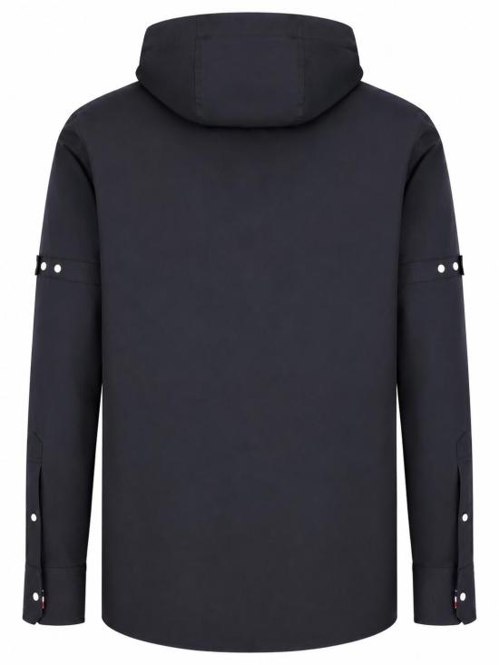 26SS 톰브라운 후드 나일론 암밴드 셔츠 MWL432OF1066 415 - THOM BROWNE