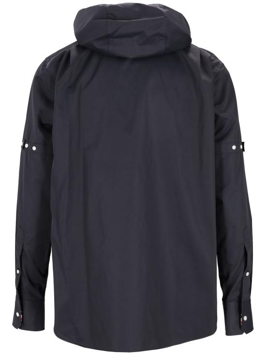 26SS 톰브라운 후드 나일론 암밴드 셔츠 MWL432OF1066 415 - THOM BROWNE