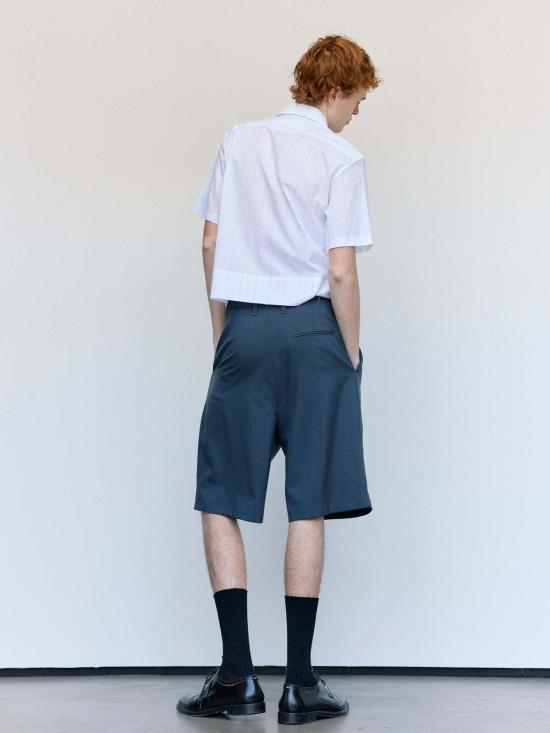  카미엘 포트젠스 반팔 티셔츠 Camiel Fortgens 코튼 지퍼 셔츠 - CAMIEL FORTGENS