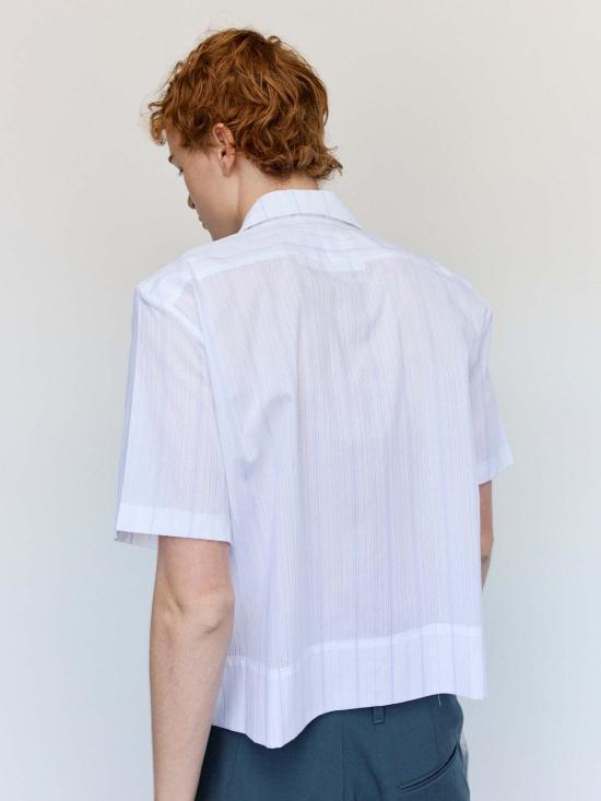  카미엘 포트젠스 반팔 티셔츠 Camiel Fortgens 코튼 지퍼 셔츠 - CAMIEL FORTGENS