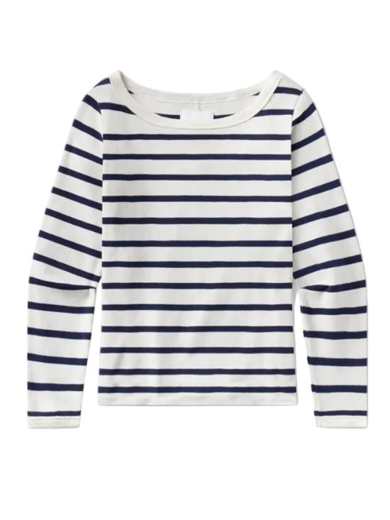  시티즌 오브 휴머니티 긴팔 티셔츠 보트넥 슬림 티셔츠