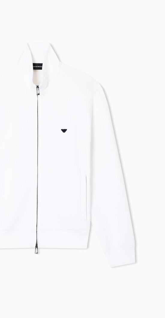 26SS 엠포리오 아르마니 긴팔 티셔츠 EM004536 AF10013 003 SNOW WHITE - EMPORIO ARMANI