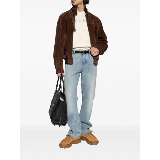 26SS 알렉산더 맥퀸 가죽 자켓 857770 Q5AQ2 2023 BROWN - ALEXANDER MCQUEEN