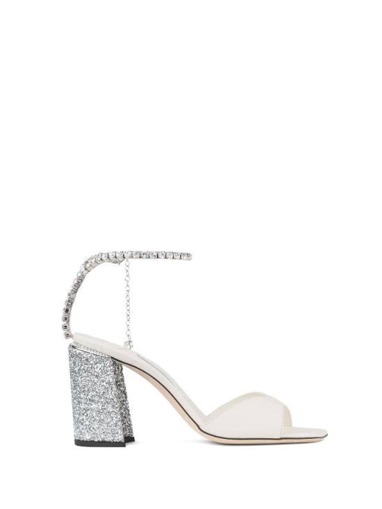  지미추 샌들 SAEDA SANDAL BH 85 NNGLATTE SILVER