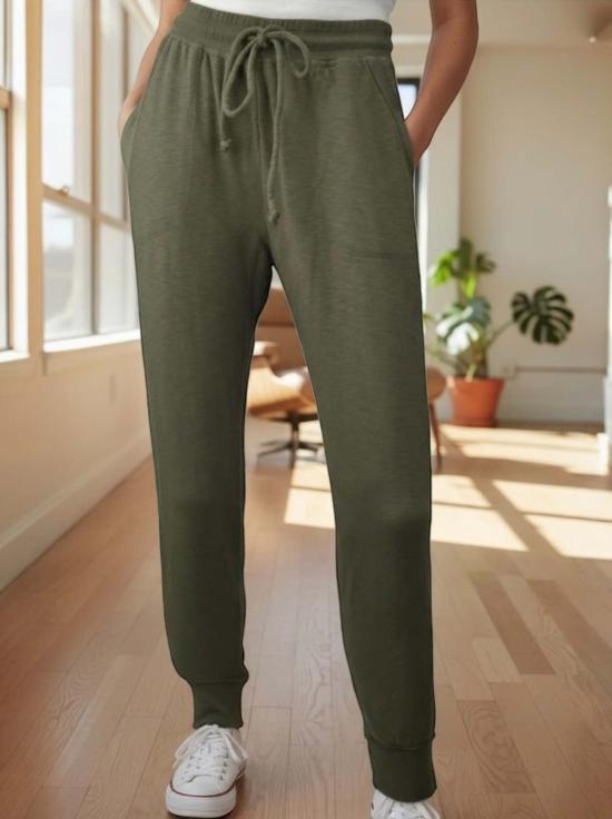  Crown Jewel 트레이닝/조거 팬츠 크라운 주얼 포켓 조거 올리브