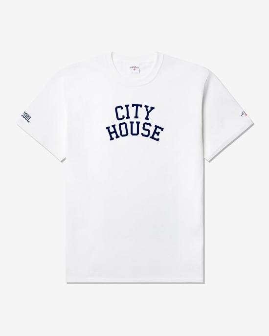  노아 반팔 티셔츠 NOAU000ORTS012WH WHITE DOM