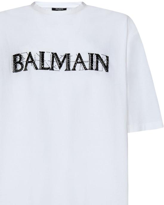  발망 탑 AH0EG015PB74GAB WHITE - BALMAIN