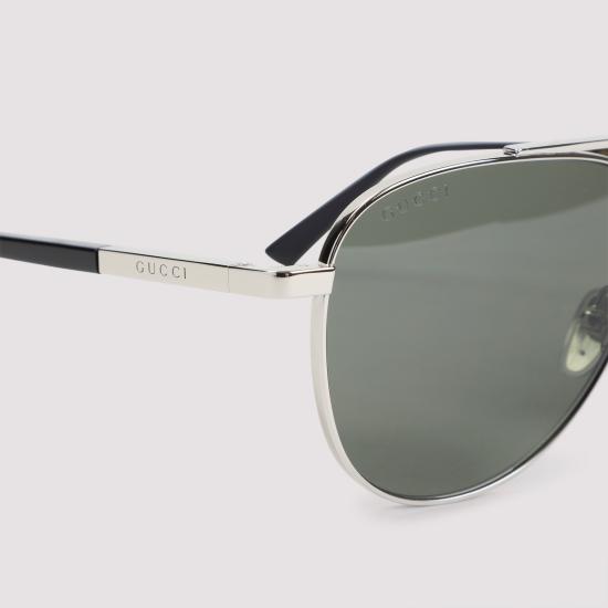 26SS 구찌 선글라스 840029 I3330 8112 SILVER BLACK GREY - GUCCI