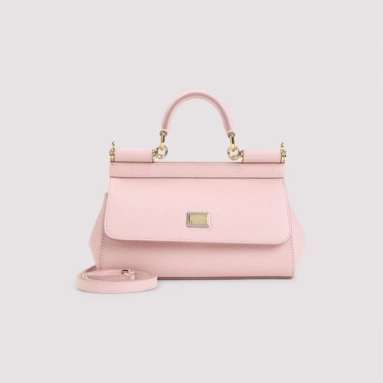 26SS 돌체앤가바나 SICILY 시실리 스몰 핸드백 BB7116 B1001 8H402 ROSA CARNE 2 - DOLCE & GABBANA
