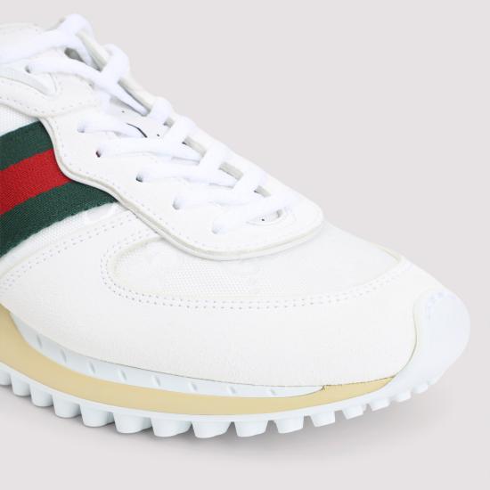 26SS 구찌 리모션 레이스업 스웨이드 스니커즈 832918 AAEZM 9067 BIANCO - GUCCI