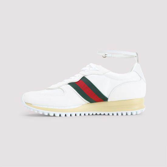 26SS 구찌 리모션 레이스업 스웨이드 스니커즈 832918 AAEZM 9067 BIANCO - GUCCI