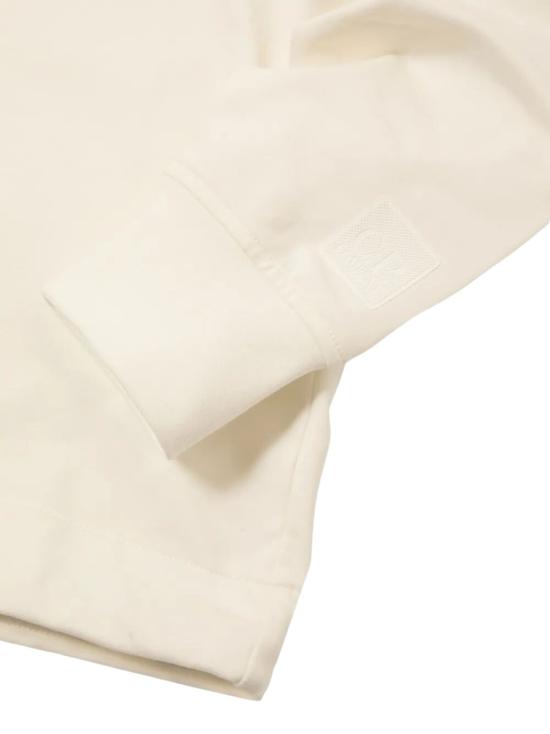 25SS 씨피 컴퍼니 후드 티셔츠 18CLSS014A006452M 103 GAUZE WHITE - C.P. COMPANY