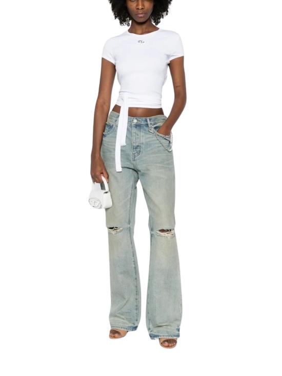 26SS 디젤 스웨터 A21197 0EJAI 100 WHITE - DIESEL