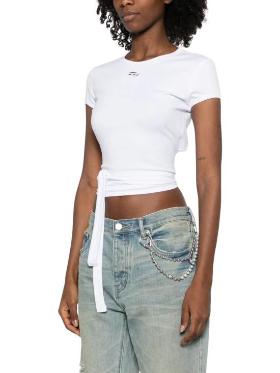 26SS 디젤 스웨터 A21197 0EJAI 100 WHITE - DIESEL