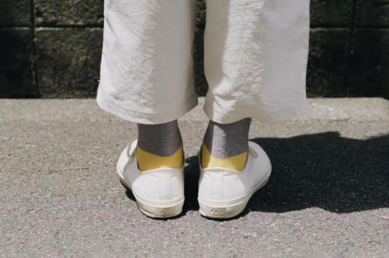  Nishiguchi Kutsushita 양말 니시구치 쿠츠시타 울 파일 트레일 - OTHER BRANDS