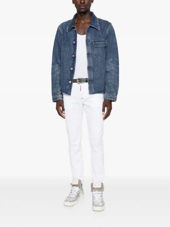 26SS 디스퀘어드2 스트레이트 팬츠 S39781S74LB1930100 White - DSQUARED2