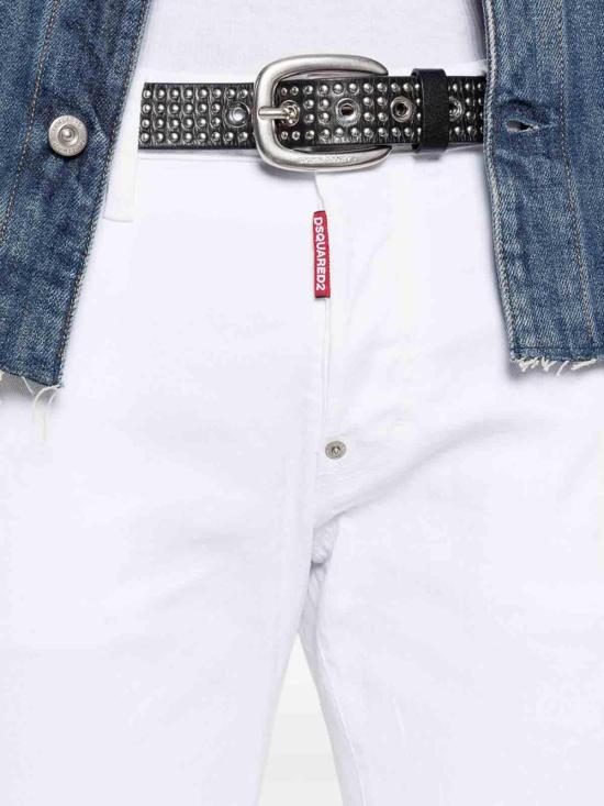 26SS 디스퀘어드2 스트레이트 팬츠 S39781S74LB1930100 White - DSQUARED2