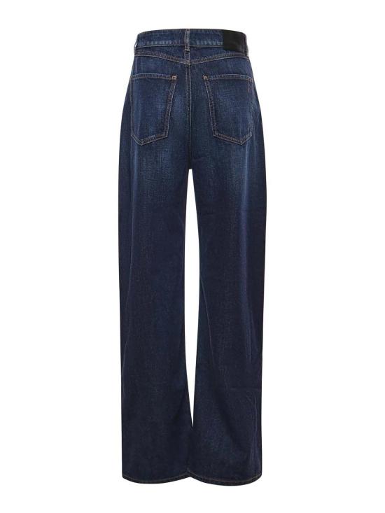 25FW 스포트막스 스트레이트 팬츠 252219E20 Blue - SPORTMAX