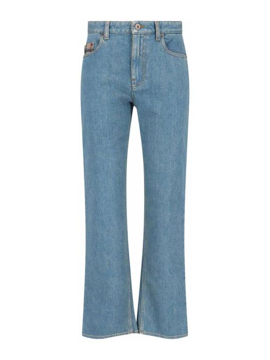 26SS 버버리 미드라이즈 스트레이트 진 8118499 Blue