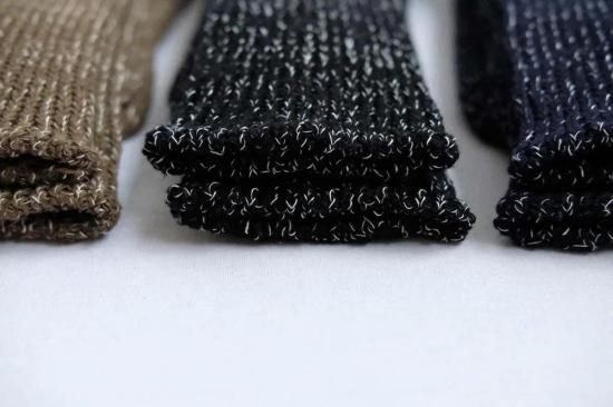  Nishiguchi Kutsushita 양말 니시구치 쿠츠시타 대마 코튼 골지 - OTHER BRANDS