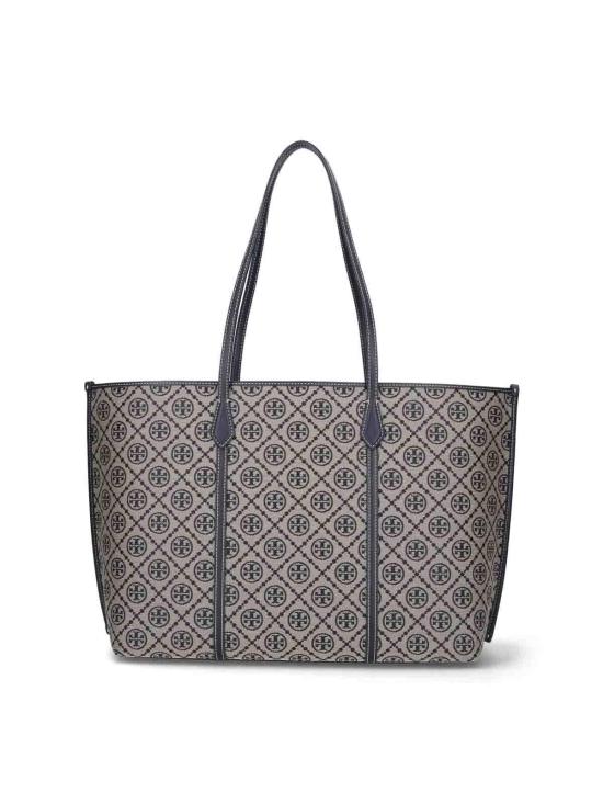 26SS 토리버치 T 모노그램 토트백 174279405 Blue - TORY BURCH