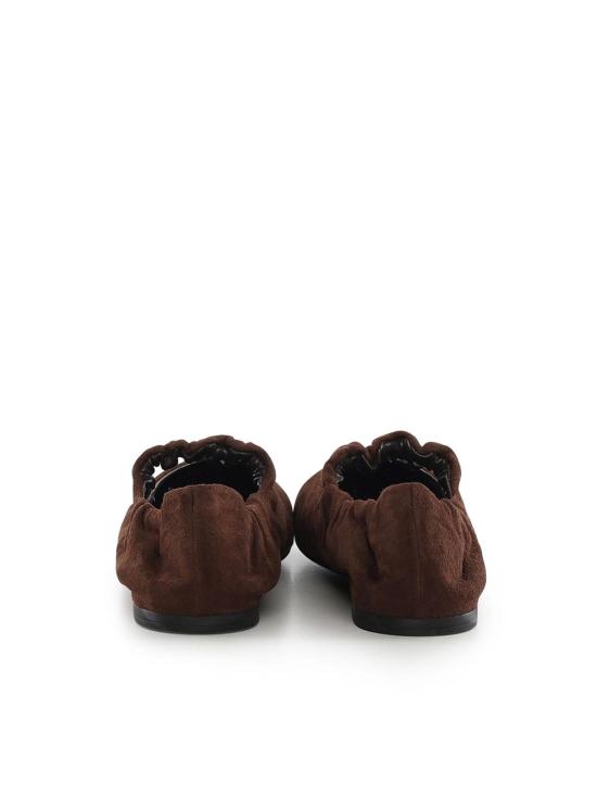 26SS 미우미우 플랫 슈즈 5F340E008F0003 Dark Brown - MIU MIU