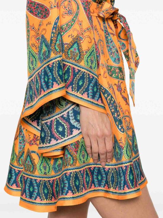 26SS 에트로 미디 스커트 AKG16WRHA0523X0851 Orange - ETRO