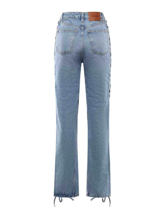 26SS 로테이트 바이 크리스텐슨 스트레이트 팬츠 1151691321 Blue - ROTATE BY BIRGERCHRISTENSEN