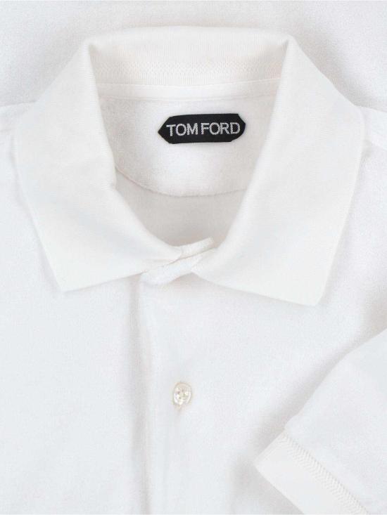 27SS 톰포드 폴로 티셔츠 JPS003JMC079WAB White - TOMFORD